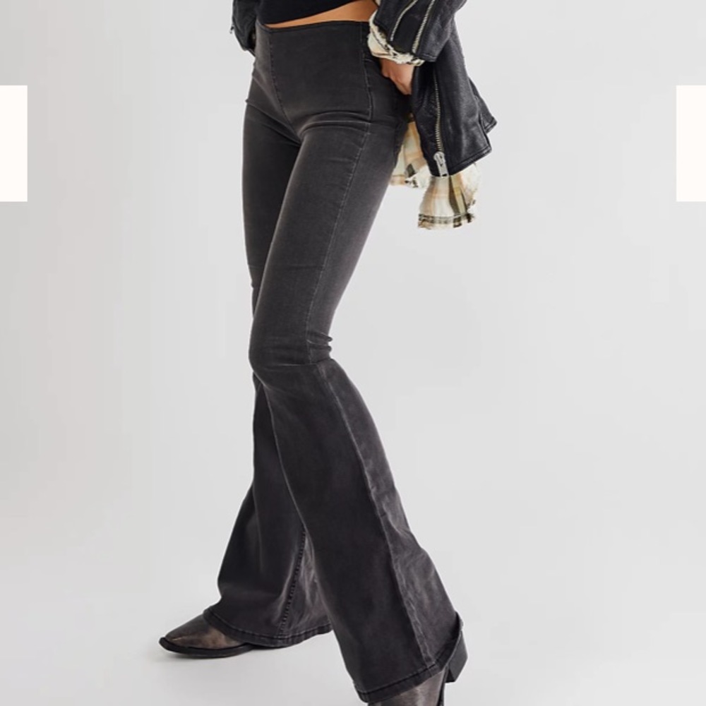 Free People Penny Pull On Flare Jeans